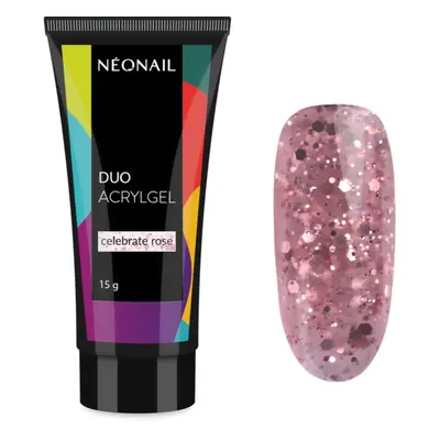 NEONAIL Duo Acrylgel Celebrate Rose gel pro modeláž nehtů 15 g