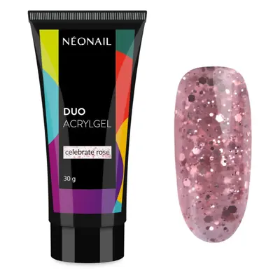 NEONAIL Duo Acrylgel Celebrate Rose gel pro modeláž nehtů 30 g