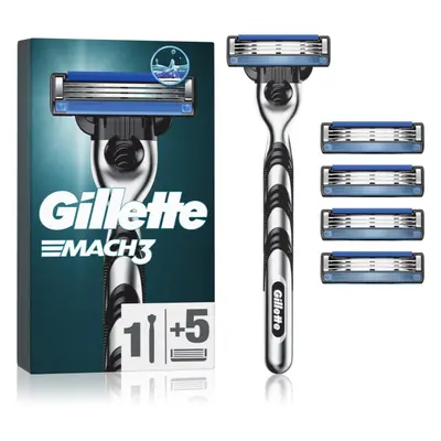 Gillette Mach3 holicí strojek + náhradní břity 5 ks