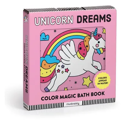 Mudpuppy Color Magic Bath Book Unicorn Dreams knížka do vody 0+ y 1 ks