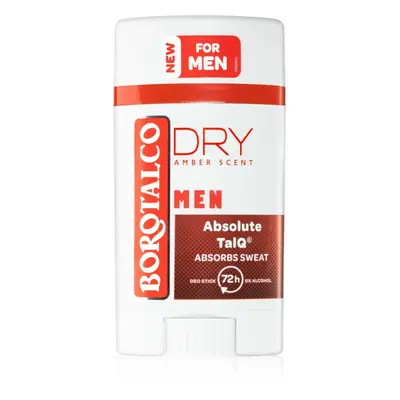 Borotalco MEN Dry tuhý deodorant 72h pro muže Amber Scent 40 ml