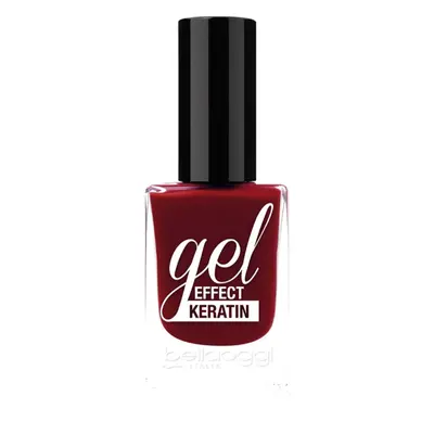 bellaoggi Gel Effect Keratin Nail Polish lak na nehty odstín Bloody Mary 10 ml