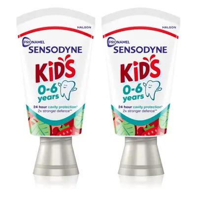 Sensodyne Pronamel Kids dětská zubní pasta 0-6 Years 2x75 ml