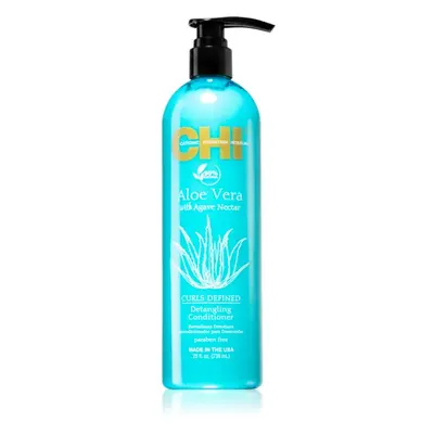 CHI Aloe Vera Detangling hloubkově regenerační kondicionér pro vlnité a kudrnaté vlasy 739 ml