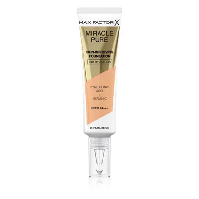 Max Factor Miracle Pure Skin dlouhotrvající make-up SPF 30 odstín 35 Pearl Beige 30 ml