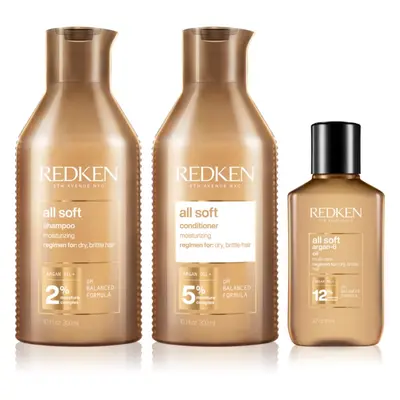 Redken All Soft výhodné balení pro výživu a hydrataci