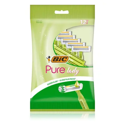 BIC PURE3 Lady jednorázová holítka pro ženy 12 ks