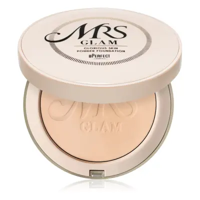 BPerfect Mrs Glam Glorious Skin Powder Foundation kompaktní pudr pro matný vzhled odstín 03 Ligh