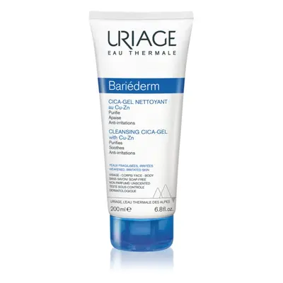 Uriage Bariéderm-CICA Cleansing Gel with Copper-Zinc zklidňující čisticí gel na popraskanou poko