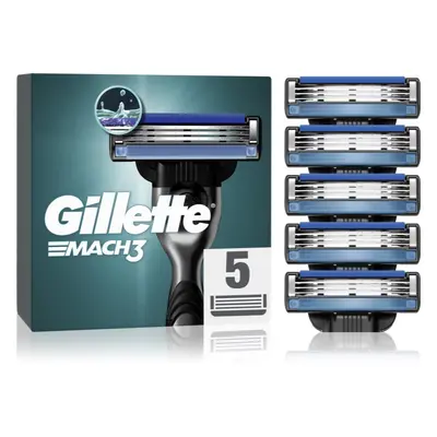 Gillette Mach3 náhradní břity 5 ks