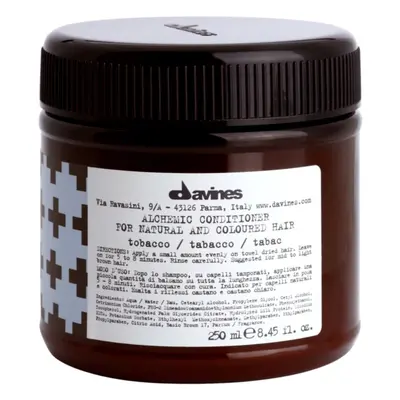 Davines Alchemic Conditioner Tobacco hydratační kondicionér pro zvýraznění barvy vlasů 250 ml