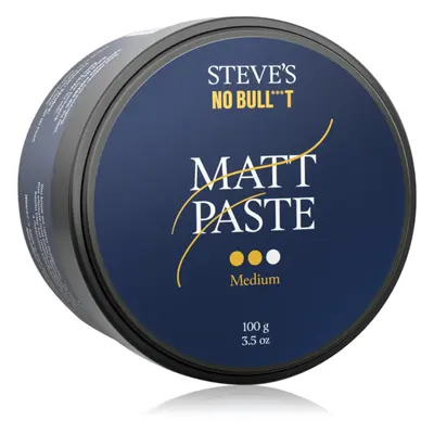 Steve's Hair Paste Medium stylingová pasta pro muže Sandalwood 100 g