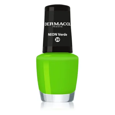 Dermacol Neon neonový lak na nehty odstín 39 Verde 5 ml