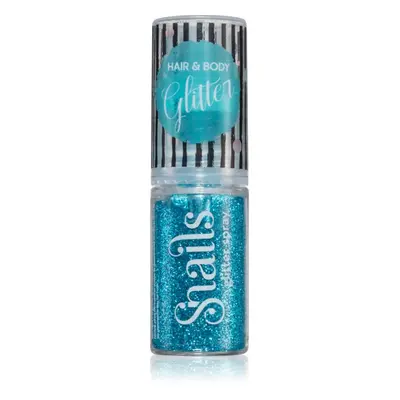 Snails Body Glitter třpytky na tělo a vlasy Turquoise blue 10 g