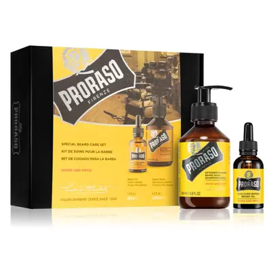 Proraso Set Beard Original dárková sada na vousy pro muže Wood and Spice