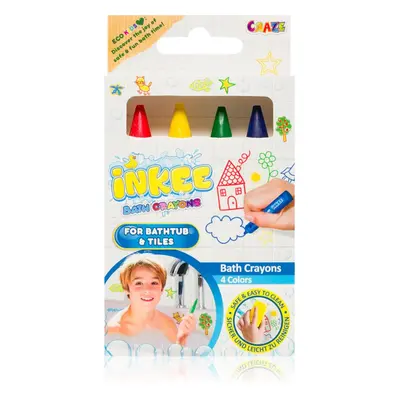 Craze INKEE Bath Crayons barevné tužky do koupele 4 ks