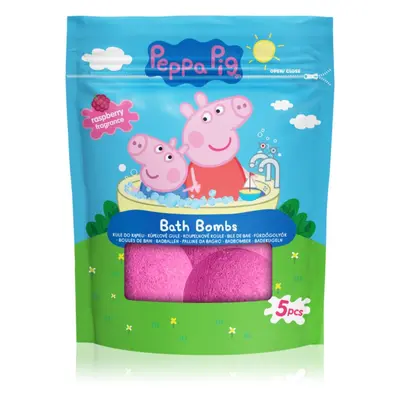 Peppa Pig Bath Bombs šumivá koule do koupele 5x50 g