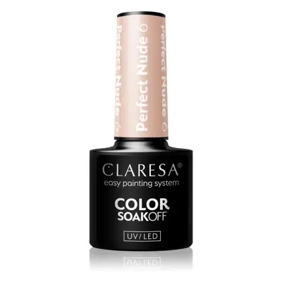 Claresa SoakOff UV/LED Color Perfect Nude gelový lak na nehty odstín 6 5 g