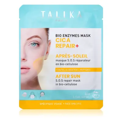 Talika Bio Enzymes Cica Repair After Sun zklidňující plátýnková maska po opalování 20 g