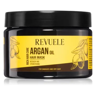 Revuele Argan Oil Hair Mask pečující maska pro suché a poškozené vlasy 360 ml