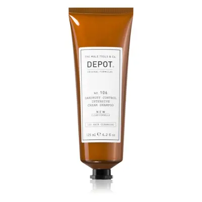 DEPOT 100 HAIR CLEANSING NO. 106 DANDRUF CONTROL INTENSIVE CREAM SHAMPOO šampon proti lupům 125 