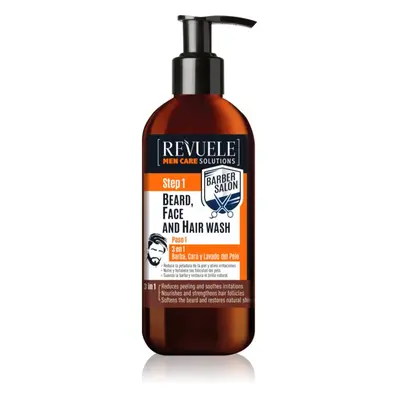 Revuele Men Care Solutions Barber Salon šampon na vlasy a vousy 3 v 1 300 ml