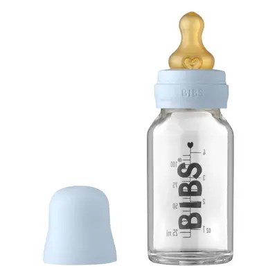 BIBS Baby Glass Bottle 110 ml kojenecká láhev Baby Blue 110 ml