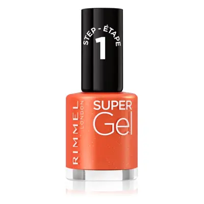 Rimmel Super Gel gelový lak na nehty bez užití UV/LED lampy odstín 096 Heatwave Away 12 ml