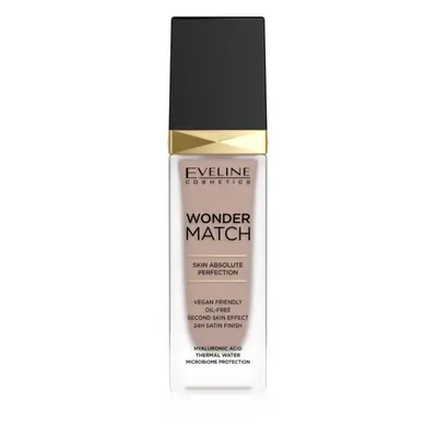 Eveline Cosmetics Wonder Match dlouhotrvající tekutý make-up s kyselinou hyaluronovou odstín 45 