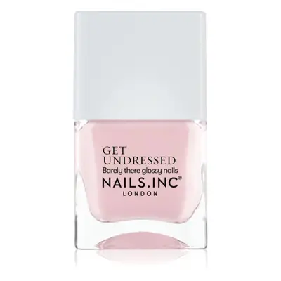 Nails Inc. Get Undressed pečující lak na nehty odstín Dare To Bare 14 ml