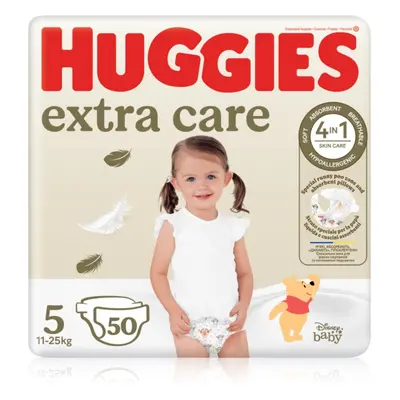 Huggies Extra Care Size 5 jednorázové pleny 11-25 kg 50 ks