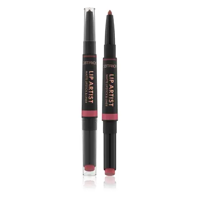 Catrice Lip Artist Matte Lipstick & Liner rtěnka + tužka na rty s matným efektem odstín 020 Neve