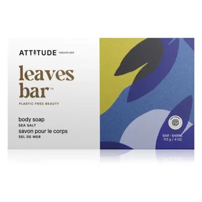 Attitude Leaves Bar Body Soap tuhé mýdlo na tělo Sea Salt 113 g