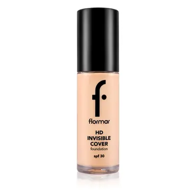 flormar HD Invisible Cover Foundation lehký make-up s rozjasňujícím účinkem SPF 30 odstín 040 Li