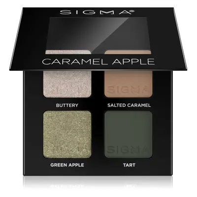 Sigma Beauty Quad paletka očních stínů odstín Caramel Apple 4 g