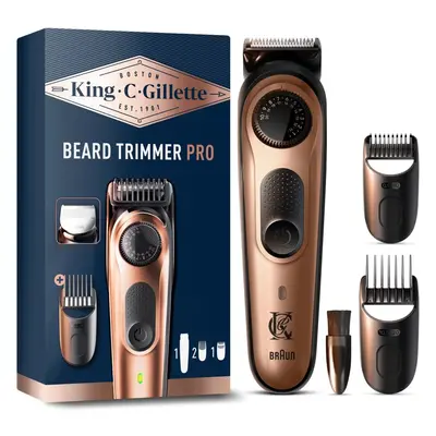 Gillette King C. Beard Trimmer PRO zastřihovač vousů pro muže 1 ks