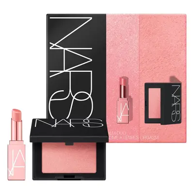 NARS MINI BLUSH & LIP BALM SET Limited Edition dárková sada na rty a tváře odstín Orgasm