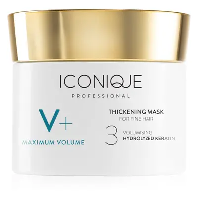 ICONIQUE Professional V+ Maximum volume Thickening mask intenzivní maska pro objem jemných vlasů