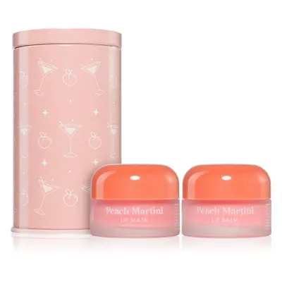 Barry M Lip Care Duo dárková sada na rty s vůní Peach Martini