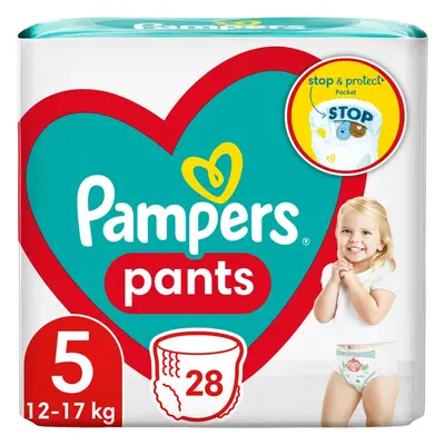 Pampers Pants Size 5 jednorázové plenkové kalhotky 12-17 kg 28 ks