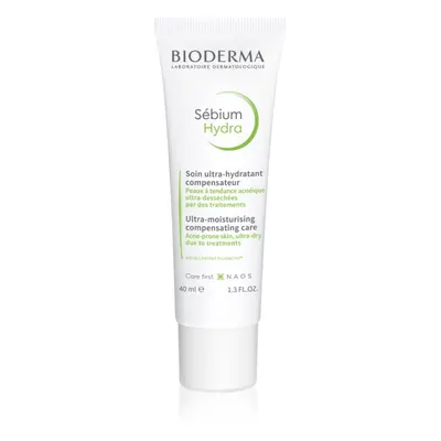 Bioderma Sébium Hydra hydratační krém pro pleť vysušenou a podrážděnou léčbou akné 40 ml