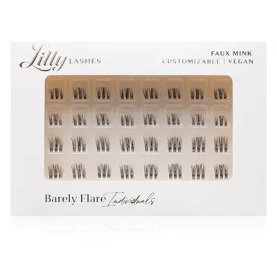 Lilly Lashes Individual Flares umělé řasy odstín Barely Flare 32 ks