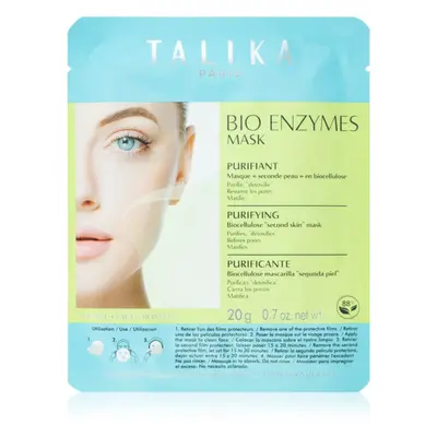 Talika Bio Enzymes Mask Purifying plátýnková maska s čisticím a osvěžujícím účinkem 20 g