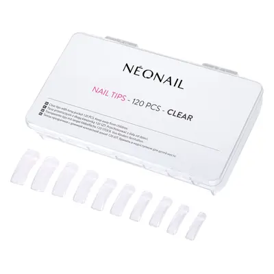 NEONAIL Nail Tips umělé nehty typ Clear 120 ks