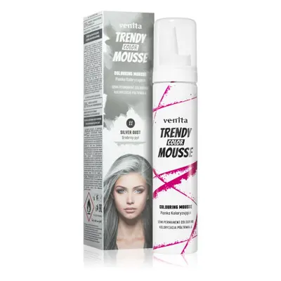 Venita Trendy Color Mousse barvicí pěna bez amoniaku odstín No. 11 - Silver Dust 75 ml