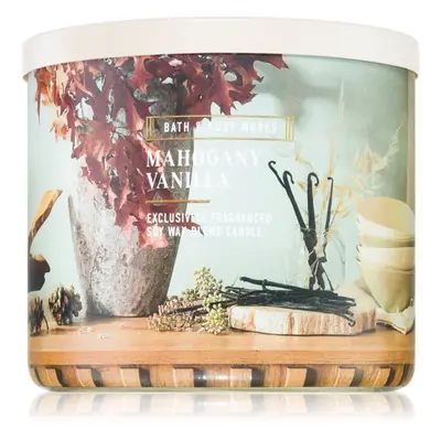 Bath & Body Works Mahogany Vanilla vonná svíčka 411 g