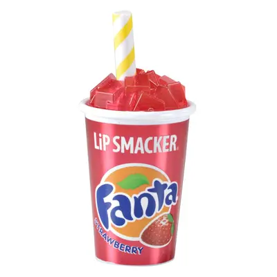 Lip Smacker Fanta Strawberry stylový balzám na rty v kelímku příchuť Strawberry 7.4 g