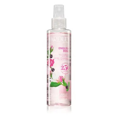 Yardley English Rose hydratační tělový sprej pro ženy 200 ml