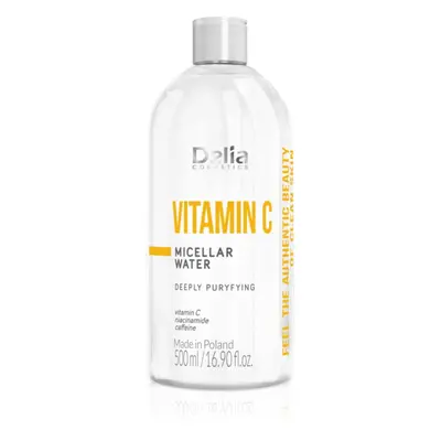 Delia Cosmetics Authentic Beauty Vitamin C čisticí micelární voda s vitaminem C 500 ml