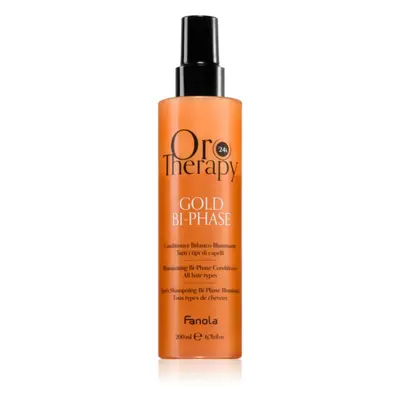 Fanola Oro Therapy Gold Bi-Phase 2fázový bezoplachový kondicionér 200 ml